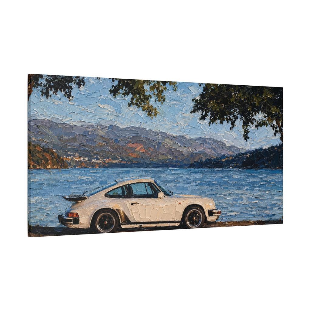 Porsche by Lake
